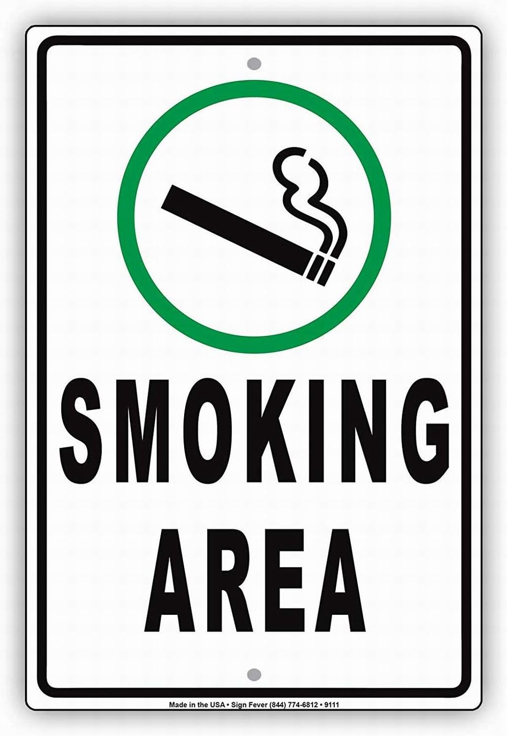 Safety Sign 12x16 Smoking Vapi - Vaping Store ulasan dan harga