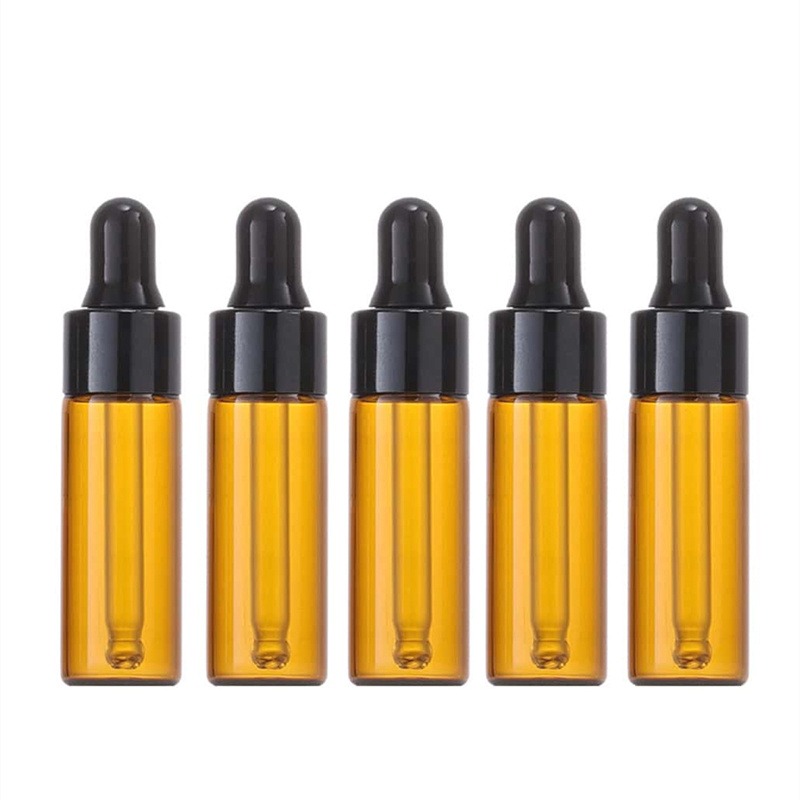 10pcs 5ml Amber Dropper Glass  - Juice Bottle Dropper ulasan dan harga