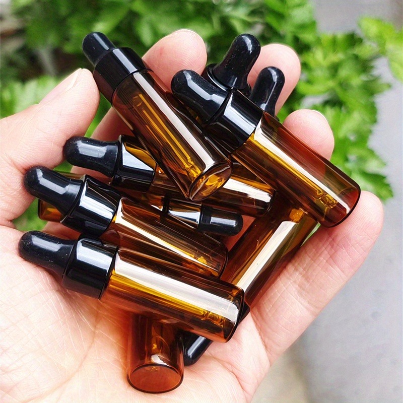 10pcs 5ml Amber Dropper Glass  - Juice Bottle Dropper ulasan dan harga