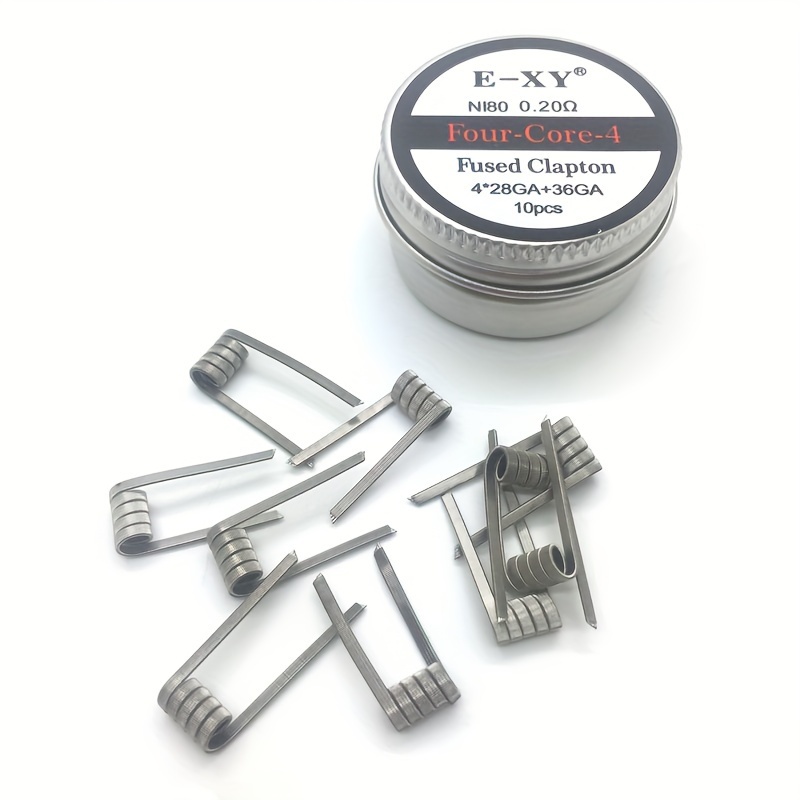 10pcs/box, Nichrome Fused Clap - Coil Building Kit ulasan dan harga