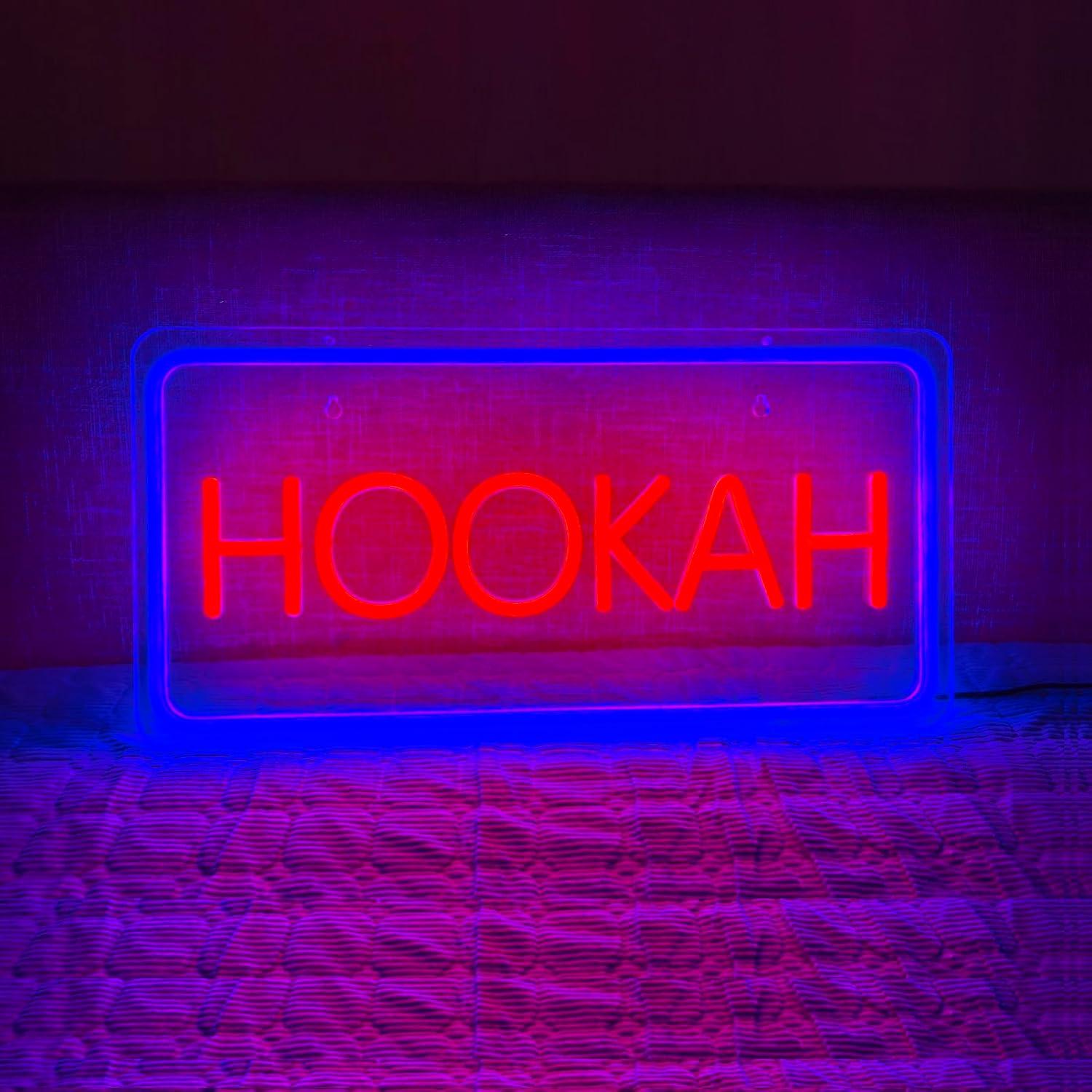 HOOKAH Neon Sign USB Dimmable  - Vaping Store ulasan dan harga