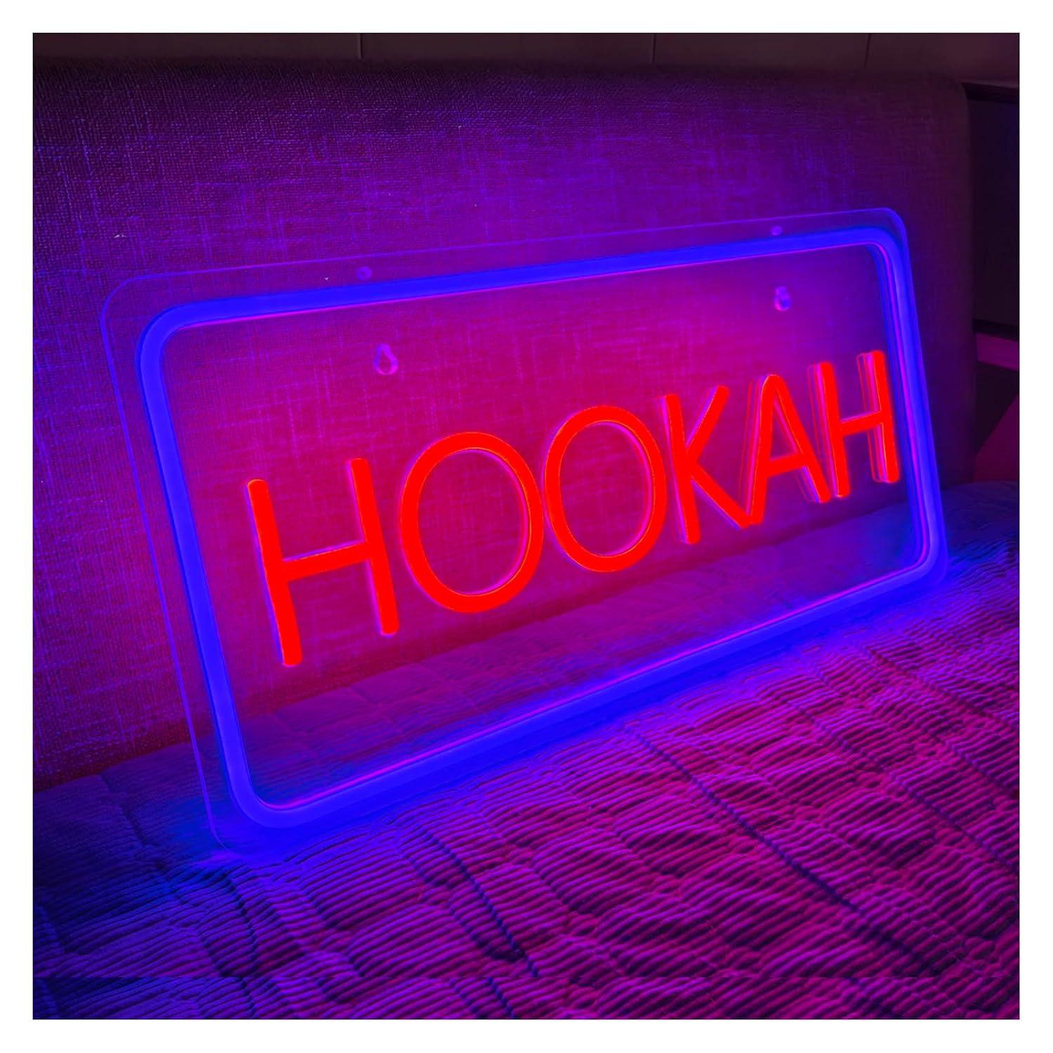 HOOKAH Neon Sign USB Dimmable  - Vaping Store ulasan dan harga
