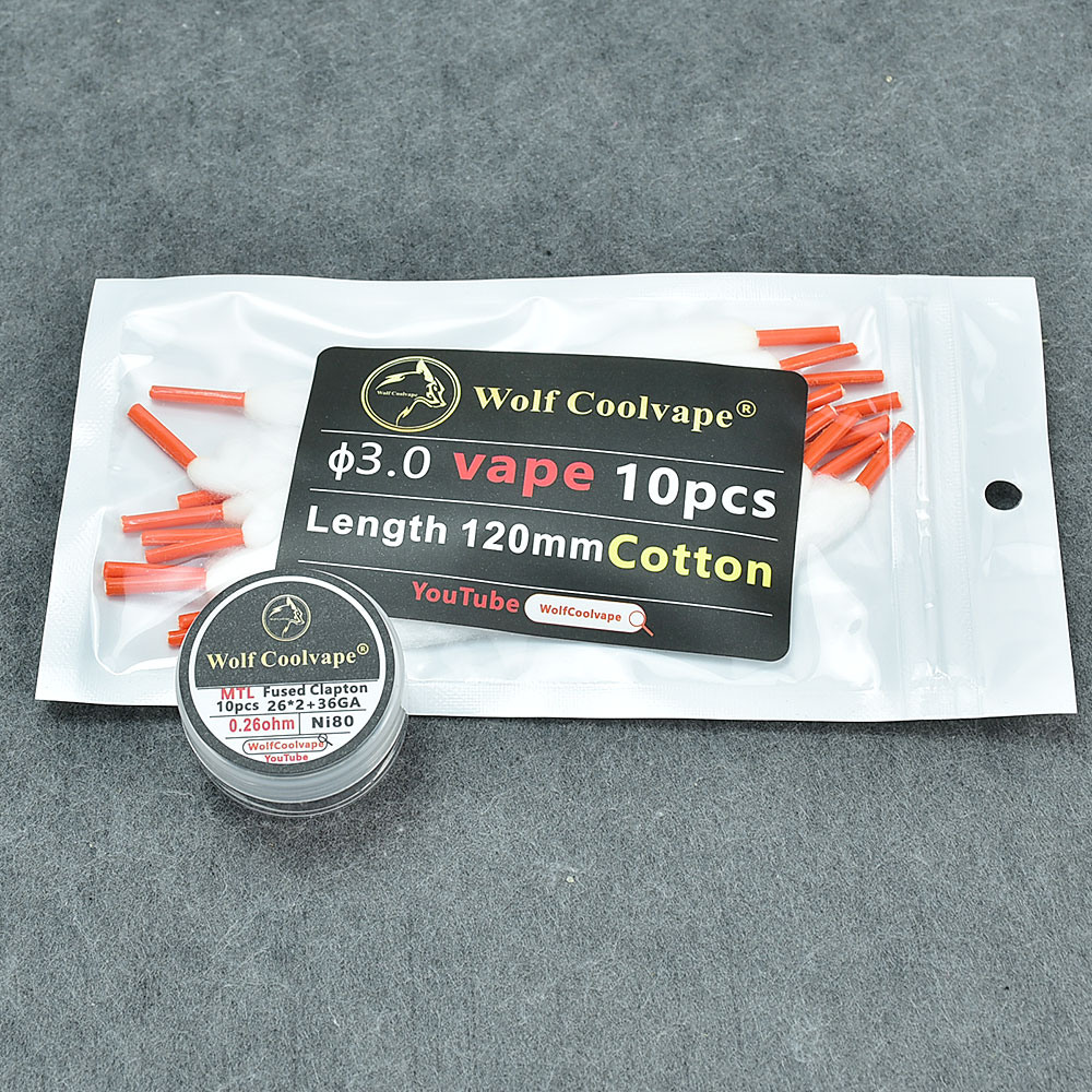 wolfcoolvape Pre-Built Heating - Clapton Wire Pre Built ulasan dan harga