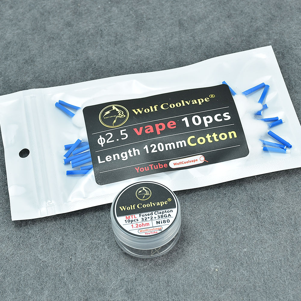 wolfcoolvape Pre-Built Heating - Clapton Wire Pre Built ulasan dan harga